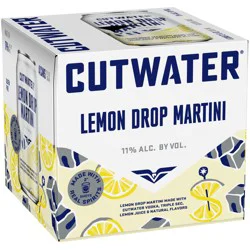 Cutwater Spirits Spirits Lemon Drop Martini 4 Pack 12 fl oz Cans