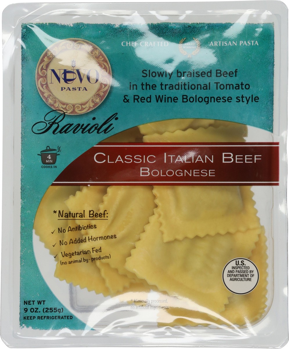 slide 9 of 13, Nuovo Classic Italian Beef Bolognese Ravioli 9 oz, 9 oz