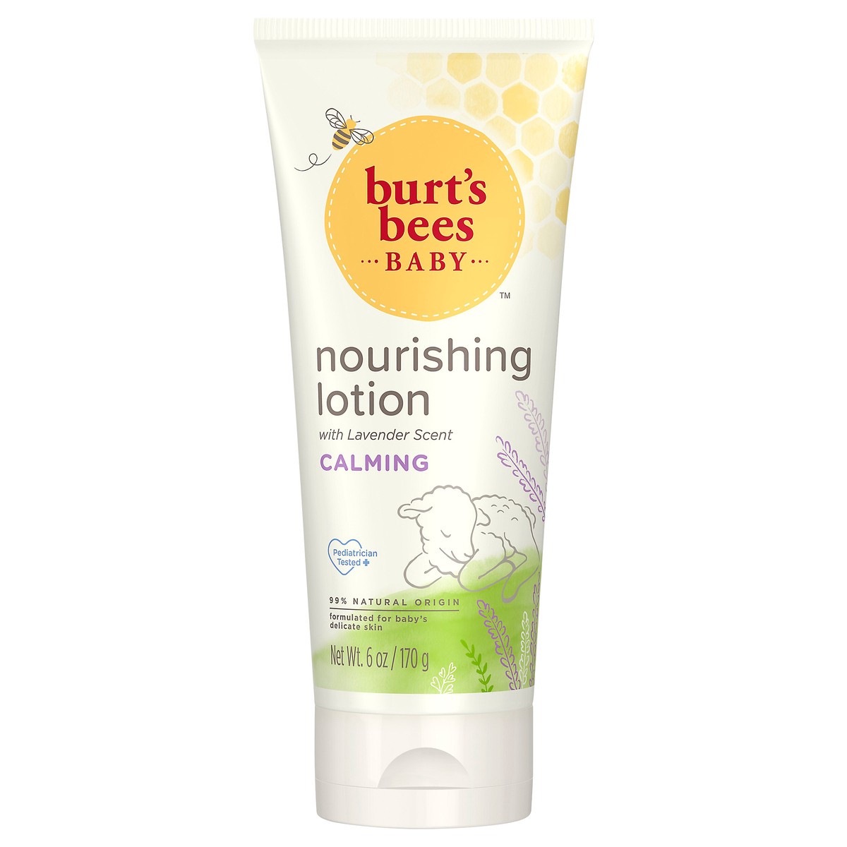 slide 1 of 7, Burt's Bees Baby™ Nourishing Lotion with Lavender Calming Lip Balm, 6 oz