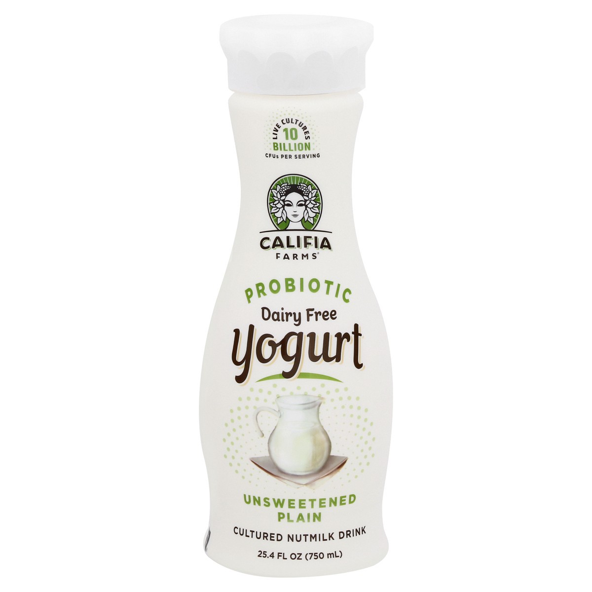 slide 1 of 13, Califia Farms Dairy Free Unsweetened Plain Yogurt 25.4 oz, 25.4 fl oz