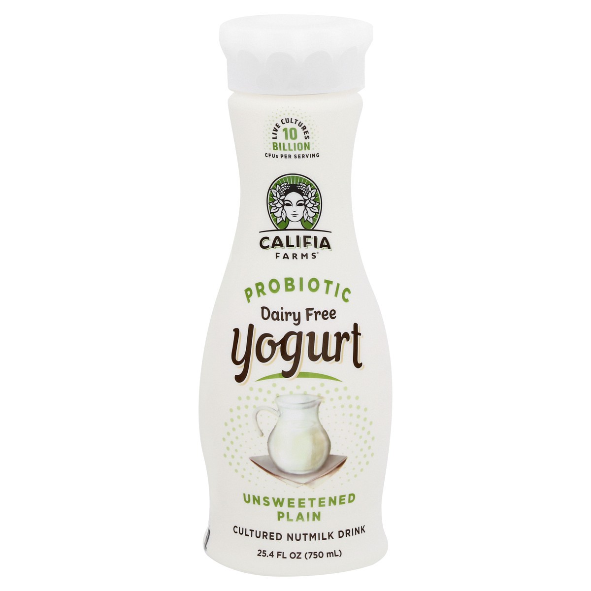slide 7 of 13, Califia Farms Dairy Free Unsweetened Plain Yogurt 25.4 oz, 25.4 fl oz