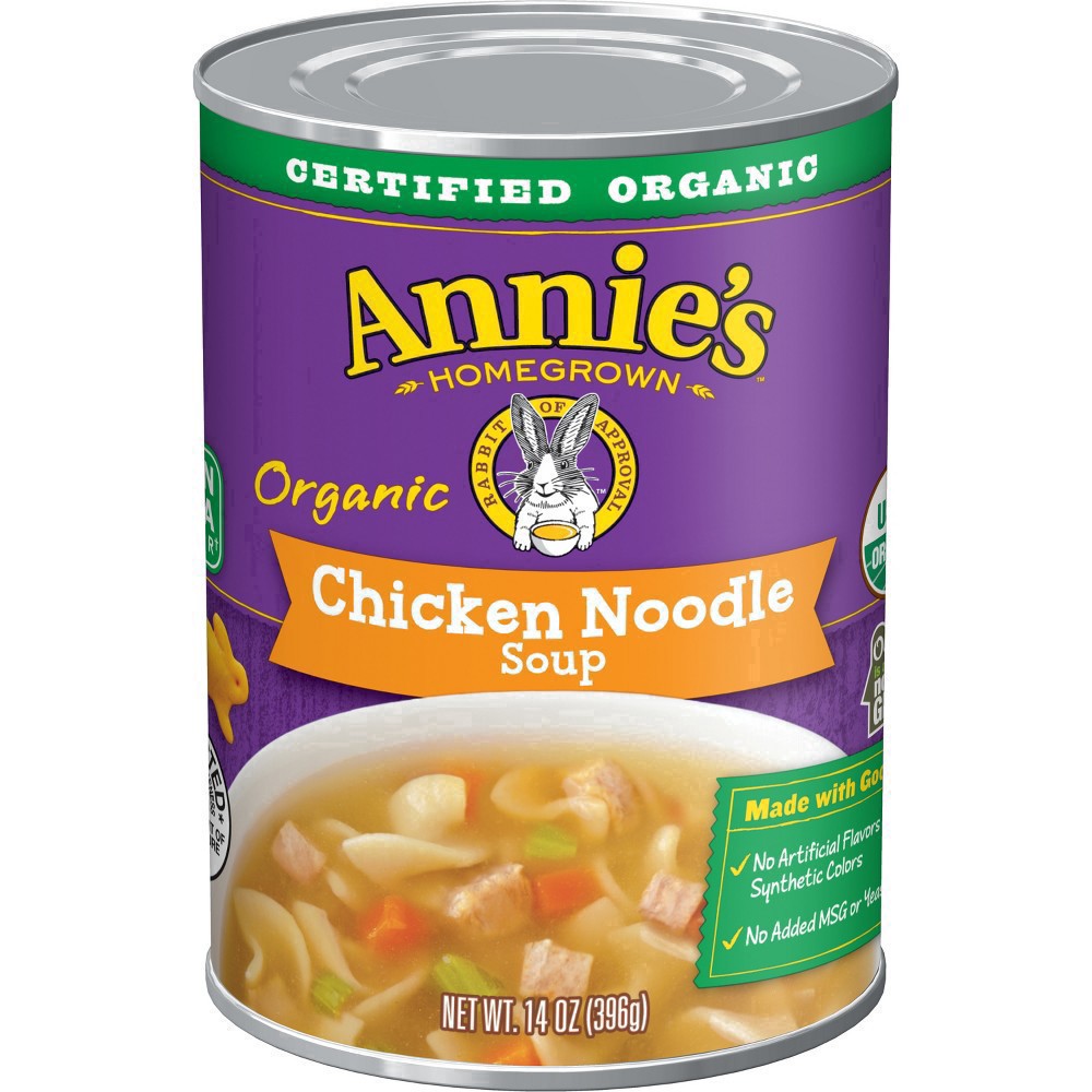 slide 33 of 58, Annies Homegrown Organic Chicken Noodle Soup, 14 oz