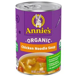 Annie''s Annie’s Organic Chicken Noodle Canned Soup, Ready To Serve, 14 oz