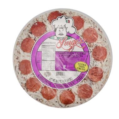 slide 1 of 1, Luigi's Luige's Combination Sausage & Pepperoni Pizza, 20 oz