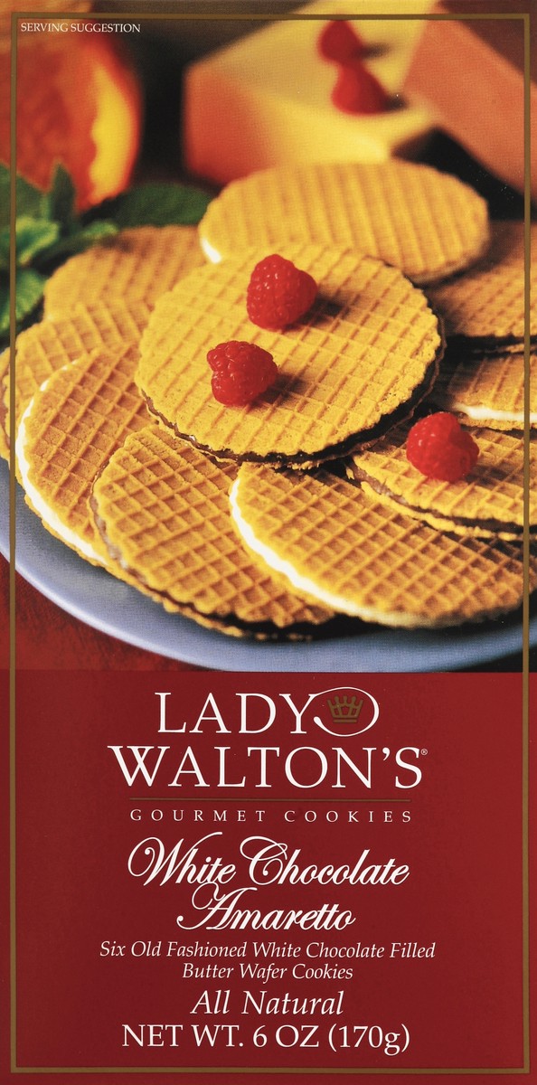 slide 1 of 4, Lady Walton's White Chocolate Amaretto Cookies, 6 oz