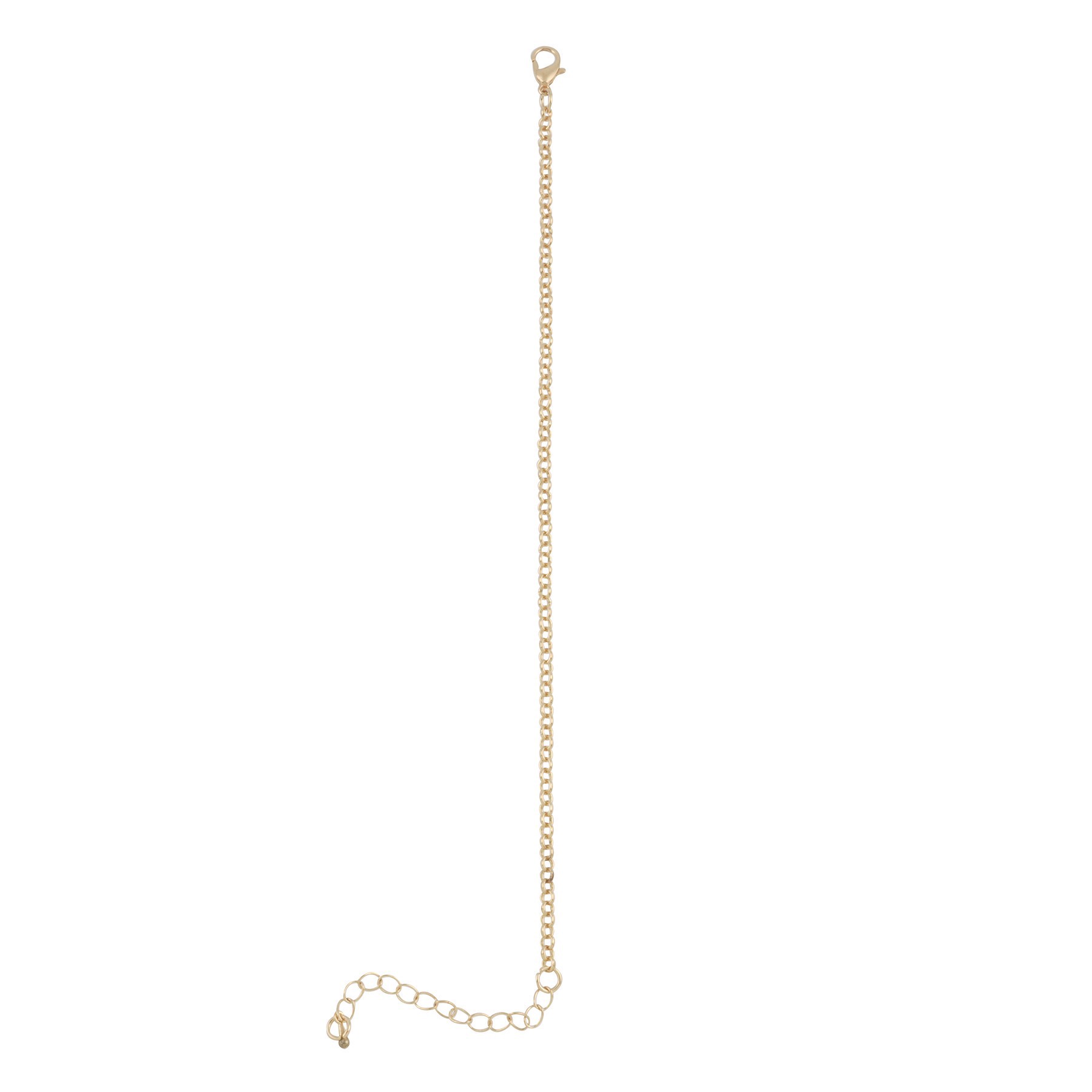 slide 3 of 3, 7.5" Gold Rolo Chain Bracelet By Bead Landing, 7.5 in