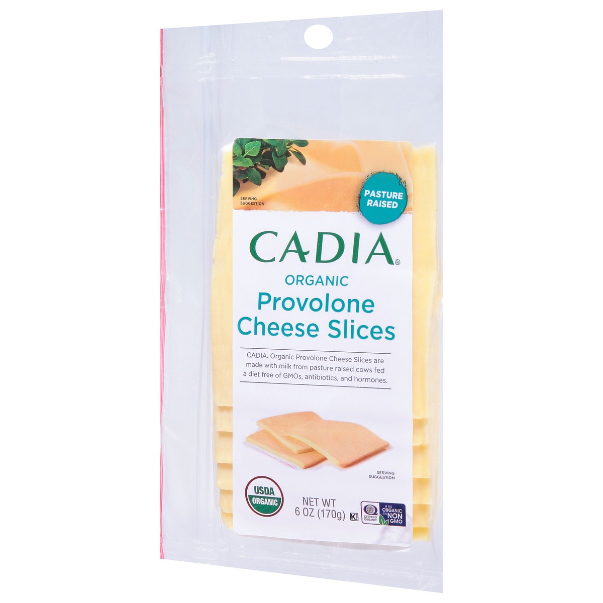 slide 14 of 14, Cadia Organic Provolone Cheese Slices 6 oz, 6 oz