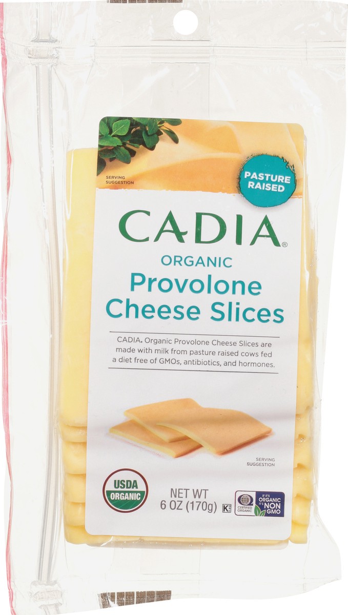 slide 12 of 14, Cadia Organic Provolone Cheese Slices 6 oz, 6 oz