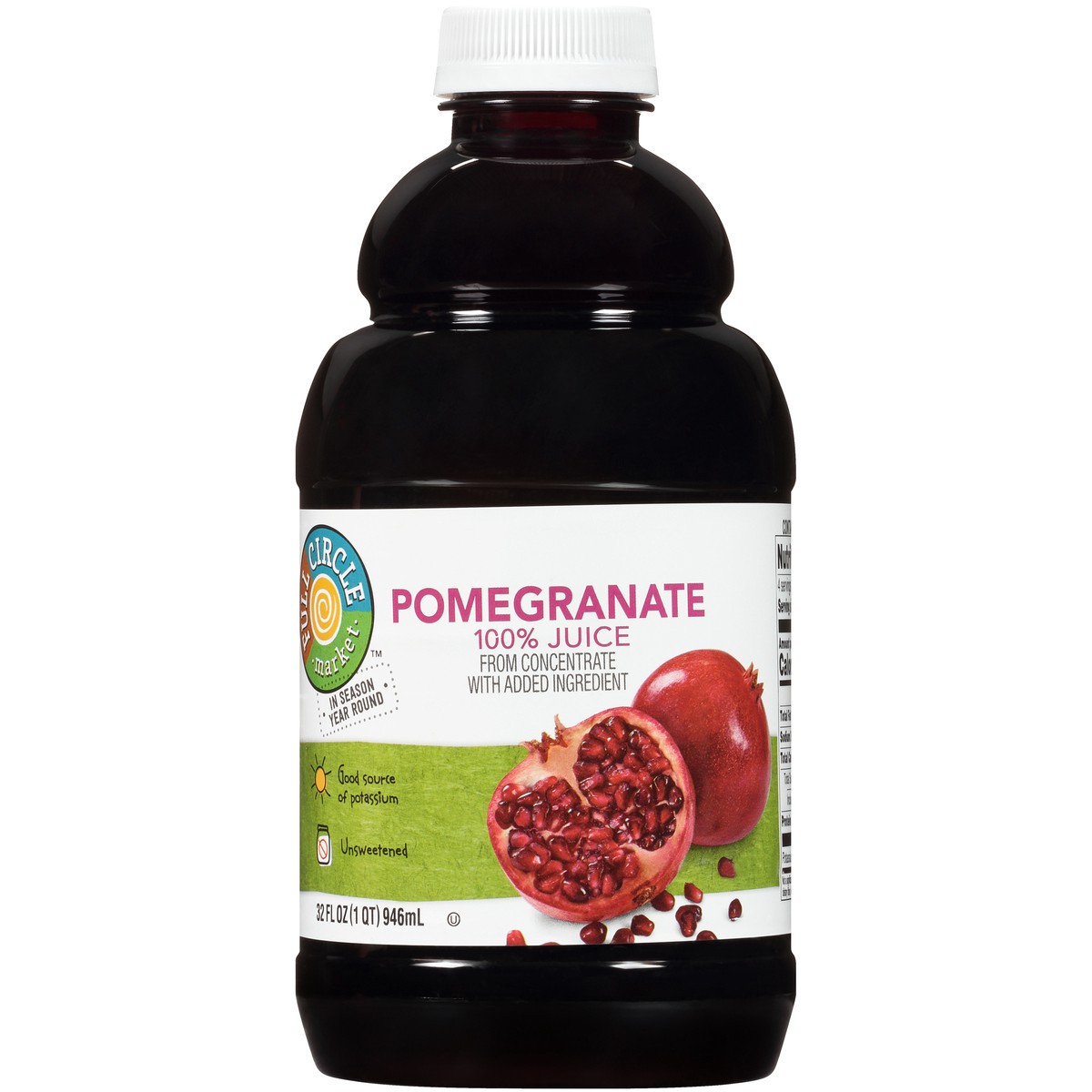 slide 7 of 9, Full Circle Market Pomegranate 100% Juice 32 fl oz, 32 fl oz