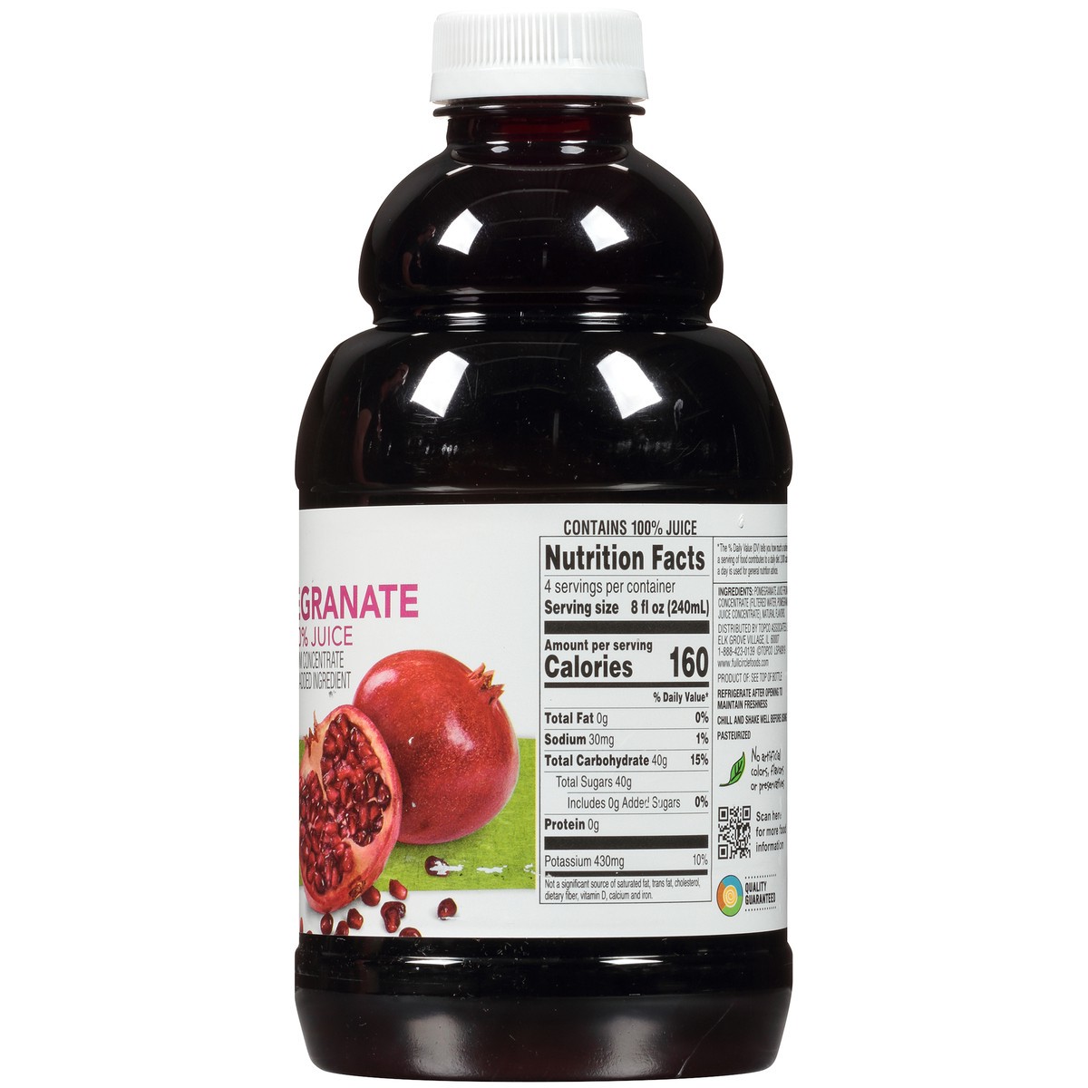 slide 8 of 9, Full Circle Market Pomegranate 100% Juice 32 fl oz, 32 fl oz