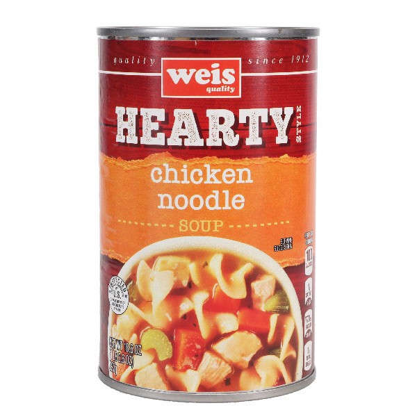 slide 1 of 1, Weis Quality Chicken Noodle Chunky Ready-to-serve Soup, 18.6 oz