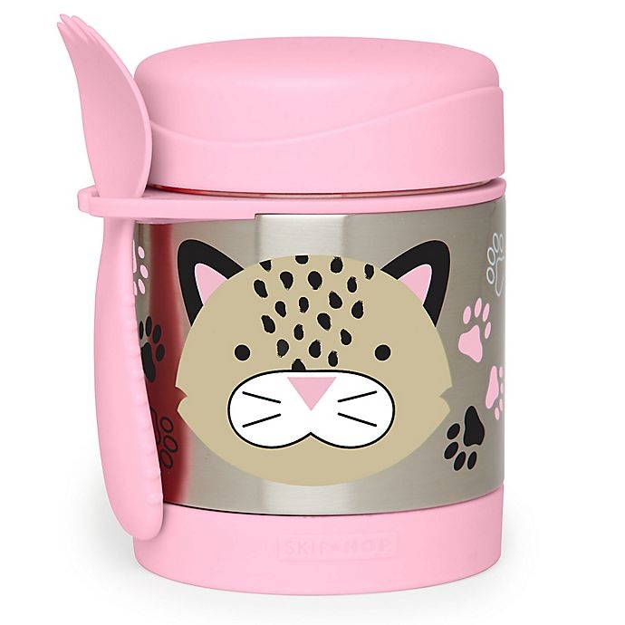 slide 1 of 5, Skip Hop SKIP*HOP Zoo Insulated Leopard Food Jar, 1 ct