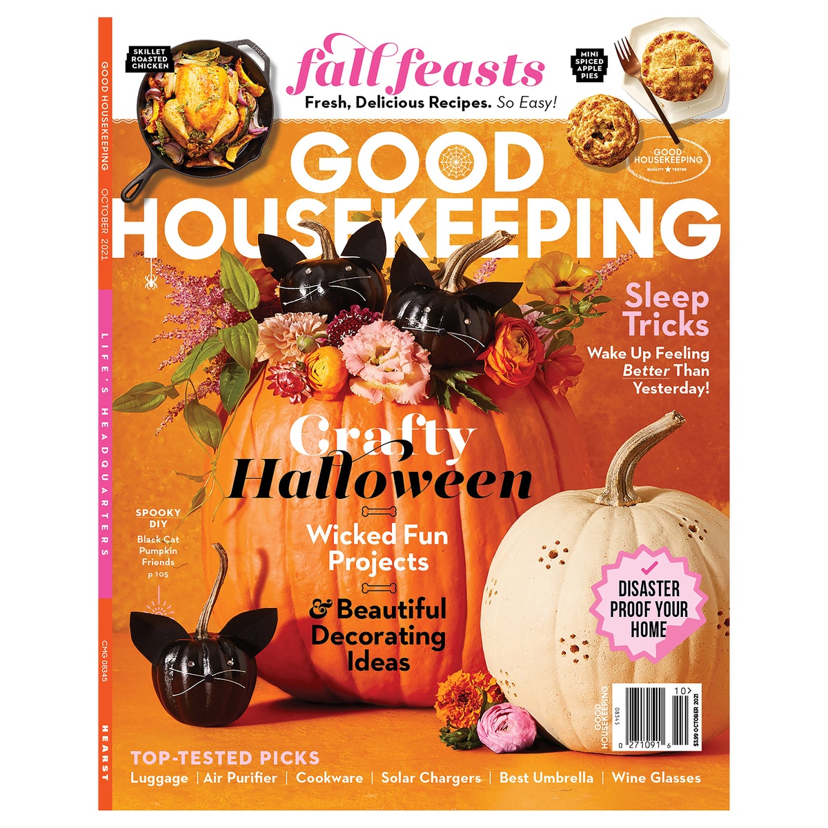 slide 1 of 1, Good Housekeeping Crafty Halloween Magazine 1 ea, 1 ct