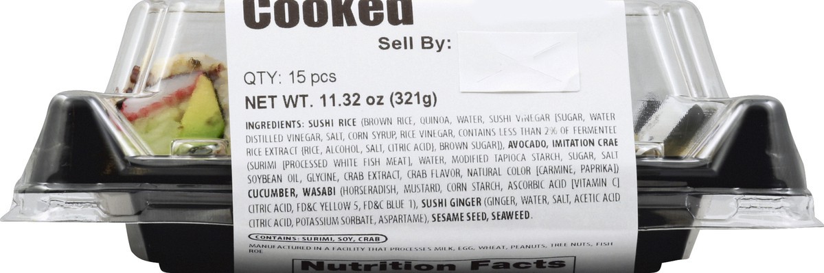 slide 2 of 4, Sushic California Roll Plus 15 ea, 11.32 oz