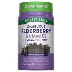 Nature's Truth Elderberry Plus Vitamin C and Zinc Gummies