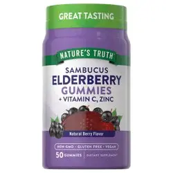 Nature's Truth Elderberry plus Vitamin C and Zinc Gummies
