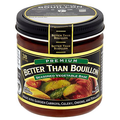 slide 1 of 1, Better Than Bouillon Base Premium Seasoned Vegetable - 8 Oz, 8 oz