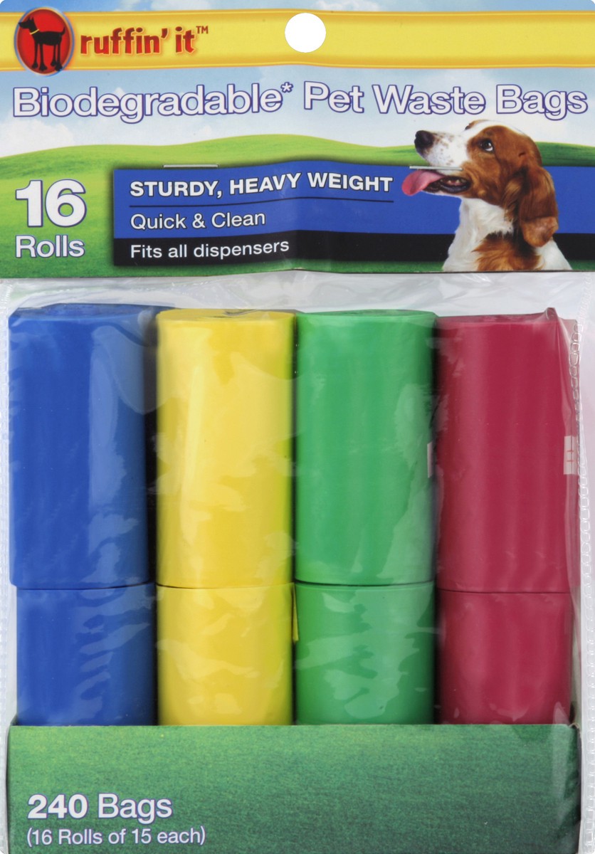 slide 1 of 2, Ruffin' It Pet Waste Bags 240 ea, 240 ct