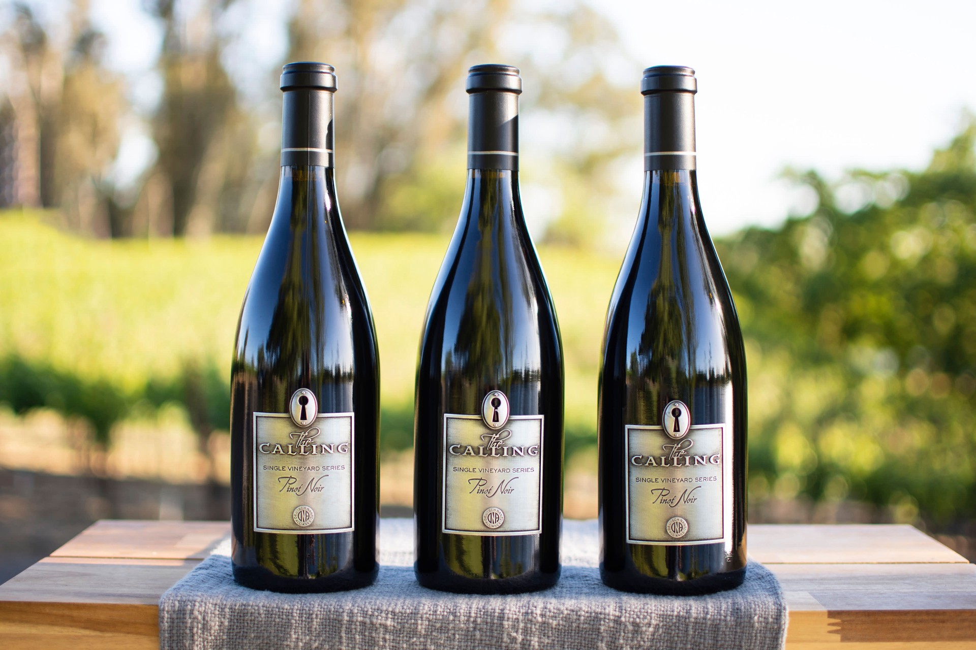 slide 3 of 3, The Calling Pinot Noir Patriarch, 750 ml