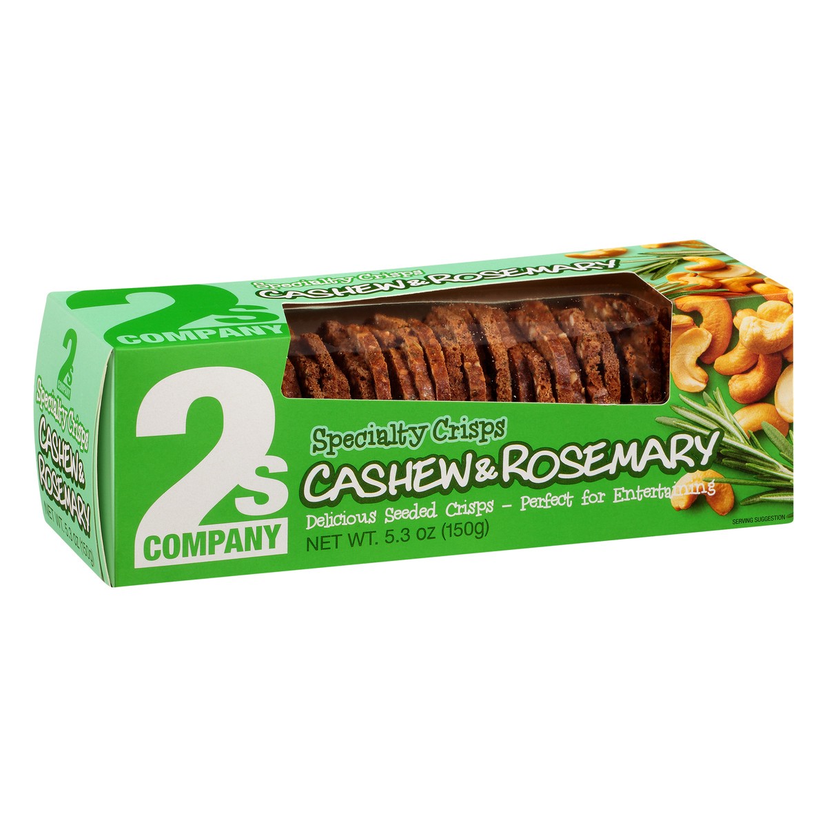 slide 2 of 9, 2S Company Crisp Cashew And Rosemary, 5.3 oz