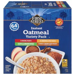 First Street Varietty Pack Instant Oatmeal Packets