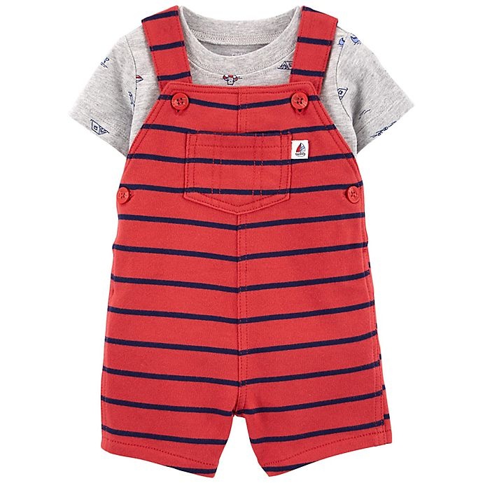 slide 1 of 1, carter's Boat Tee & Shortall Set, 2 ct