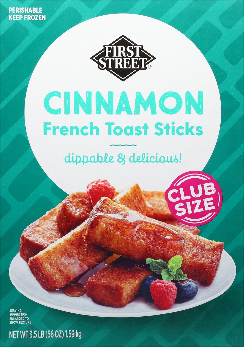 slide 8 of 17, First Street Cinnamon French Toast Sticks, 56 oz