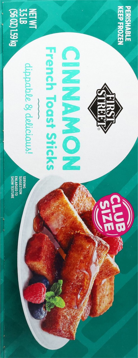 slide 13 of 17, First Street Cinnamon French Toast Sticks, 56 oz
