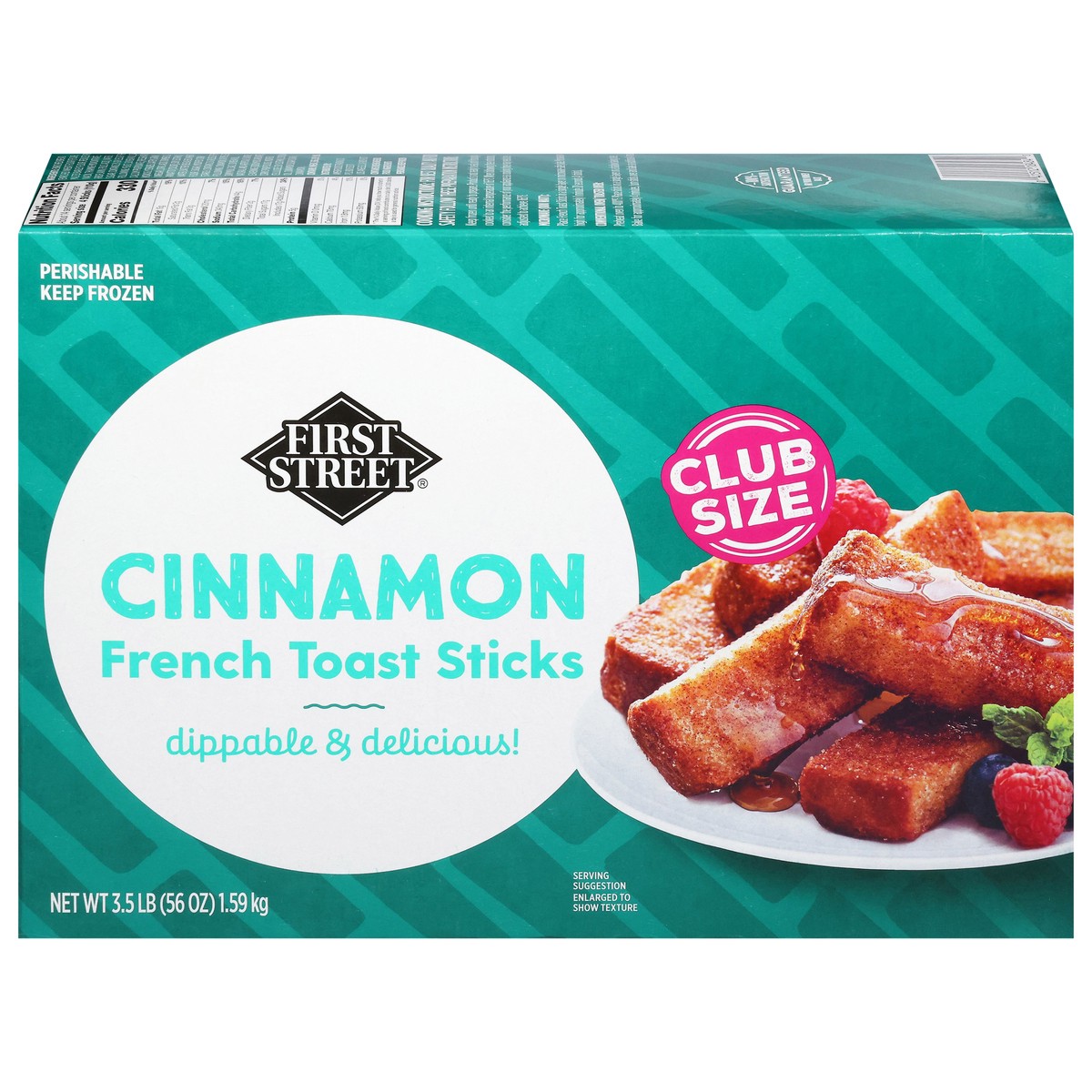 slide 16 of 17, First Street Cinnamon French Toast Sticks, 56 oz