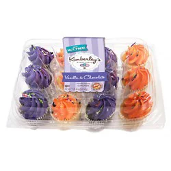 Kimberley's Bakeshoppe Vanilla & Chocolate Halloween Cupcakes