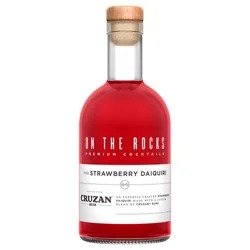 On The Rocks Cruzan Strawberry Daiquiri Ready to Drink Cocktail 375 ml