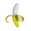 slide 4 of 17, Tuffy Funny Food Banana Dog Toy, 1 ct