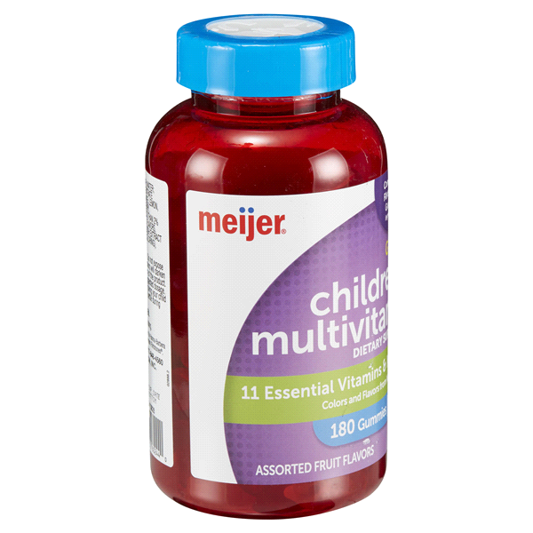 slide 29 of 29, Meijer Children's Multivitamin Gummies, 180 ct