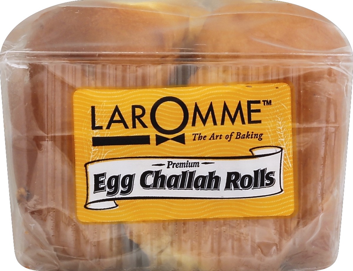 slide 5 of 5, Laromme Egg Challah Rolls 13 oz, 13 oz