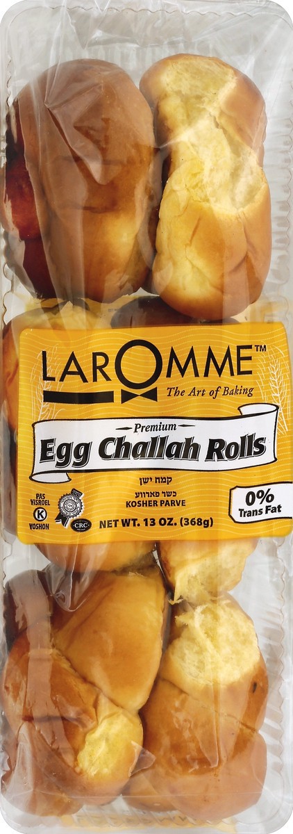 slide 4 of 5, Laromme Egg Challah Rolls 13 oz, 13 oz