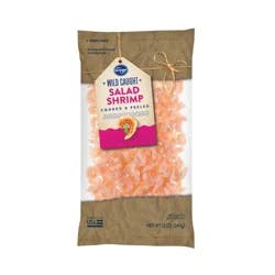 Kroger Wild Caught Cooked & Peeled Frozen Salad Shrimp