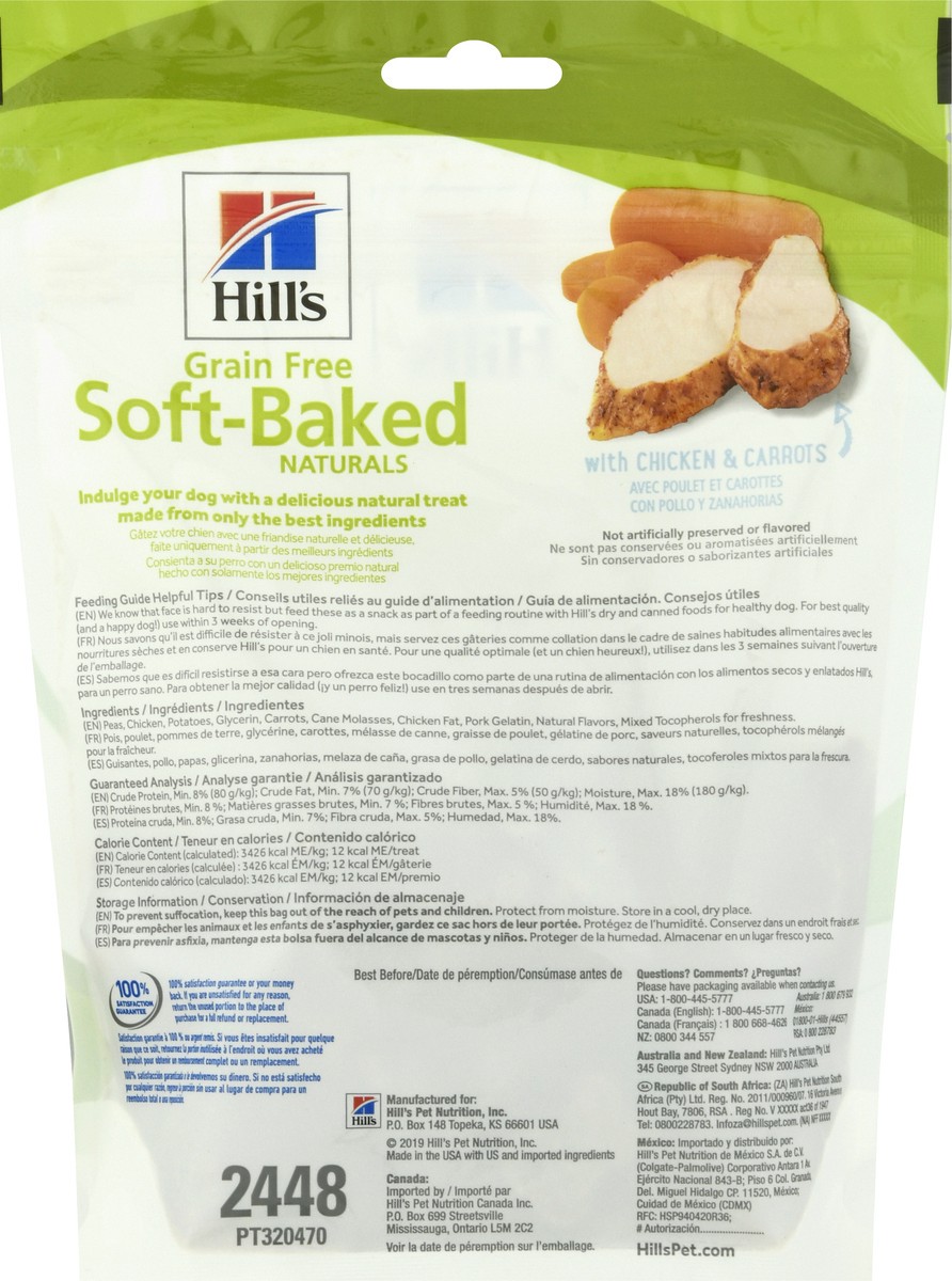 slide 4 of 11, Hill's Naturals Soft-Baked Grain Free Chicken & Carrots Dog Treats 8 oz, 8 oz