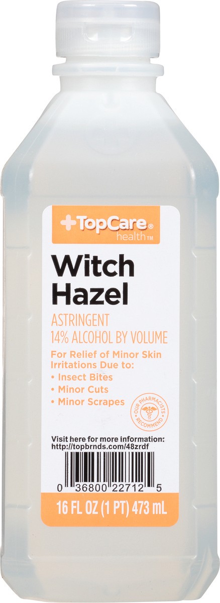 slide 1 of 9, TopCare Witch Hazel, 16 oz