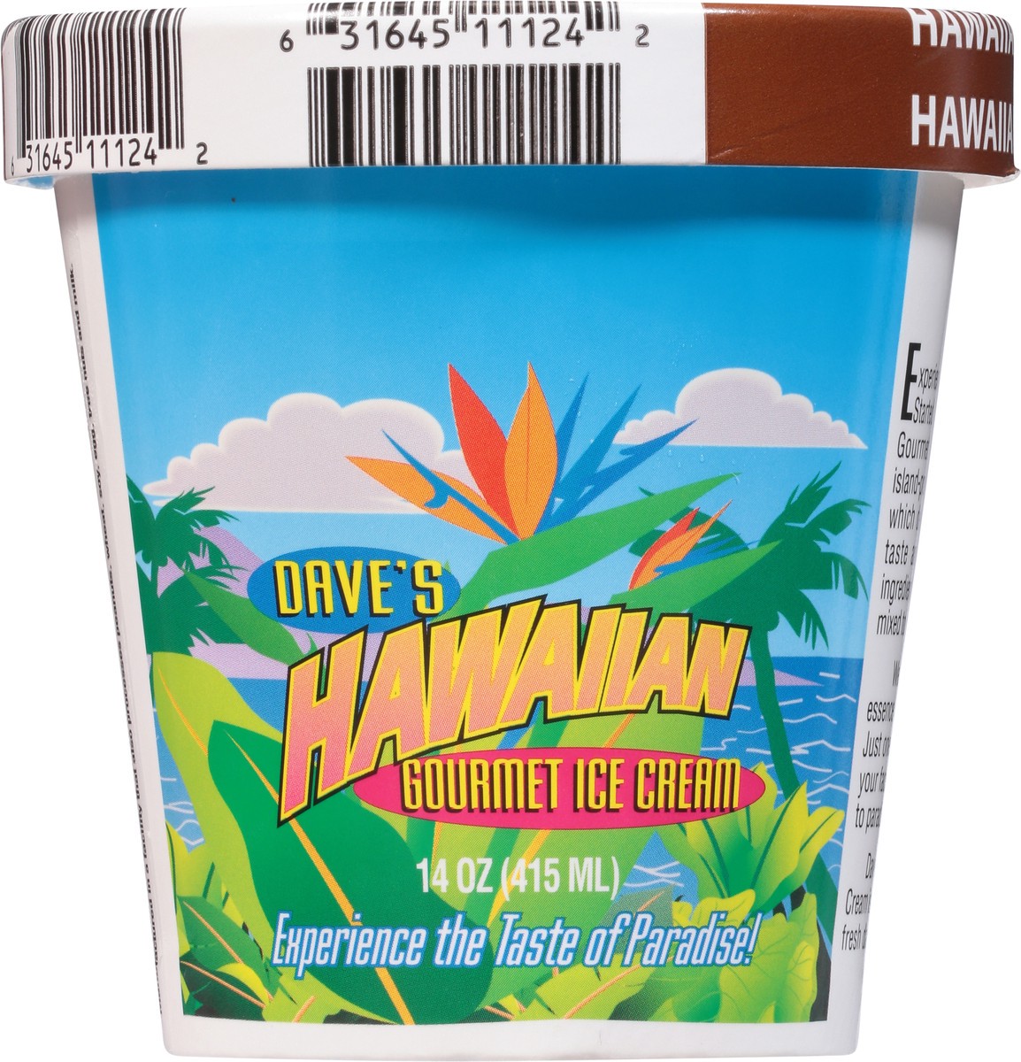 slide 8 of 9, Dave's Hawaiian Gourmet Ice Cream Hawaiian Mudpie Ice Cream 14 oz, 14 oz
