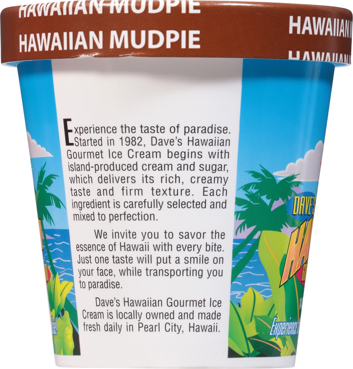 slide 2 of 9, Dave's Hawaiian Gourmet Ice Cream Hawaiian Mudpie Ice Cream 14 oz, 14 oz