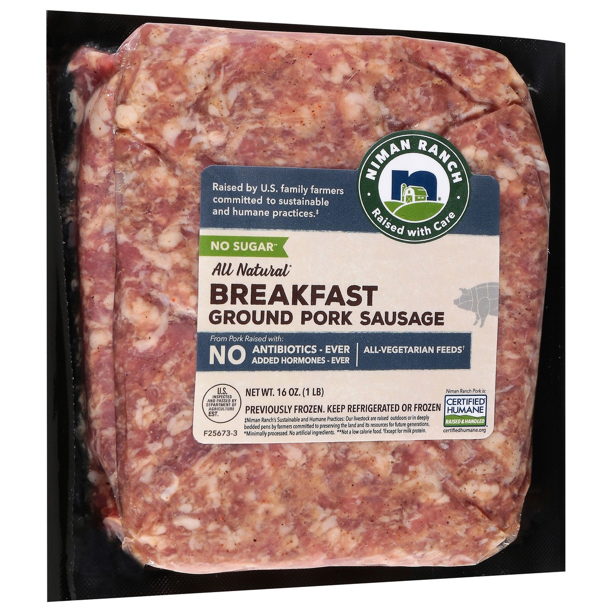 slide 2 of 14, Niman Ranch Ground Breakfast Pork Sausage 16 oz, 16 oz