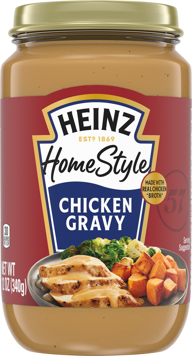 slide 13 of 14, Heinz HomeStyle Classic Chicken Gravy, 12 oz Jar, 12 oz