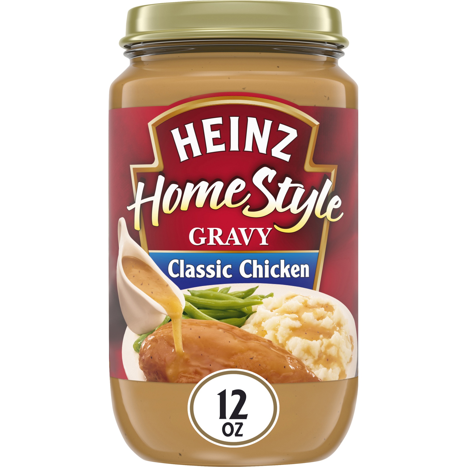 slide 1 of 6, Heinz HomeStyle Classic Chicken Gravy Jar, 12 oz