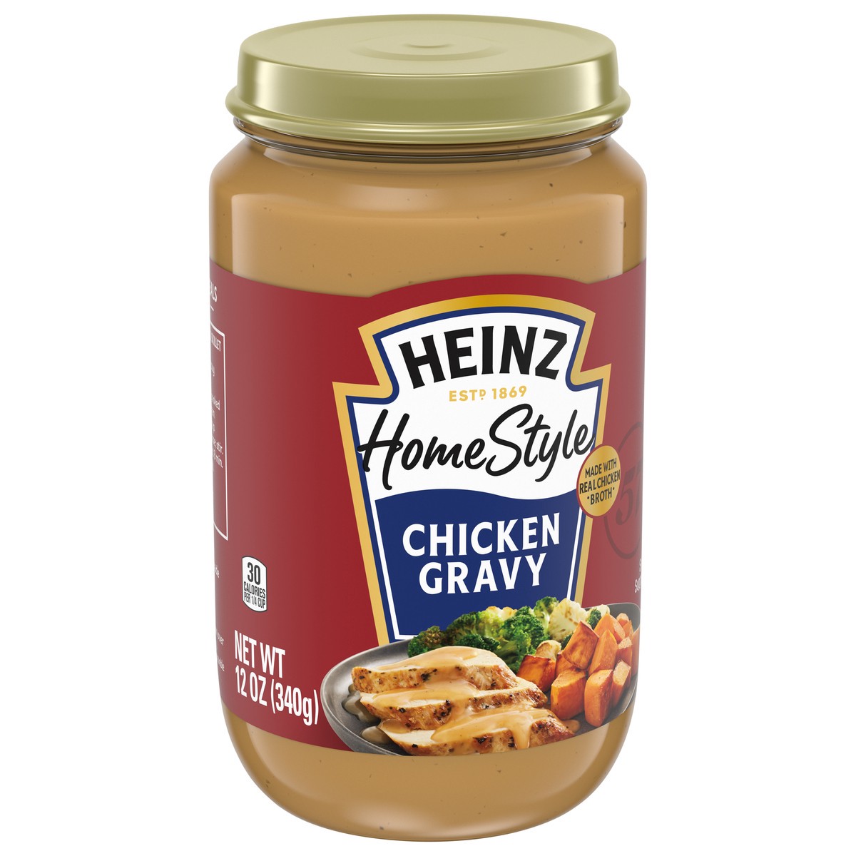 slide 8 of 14, Heinz HomeStyle Classic Chicken Gravy, 12 oz Jar, 12 oz