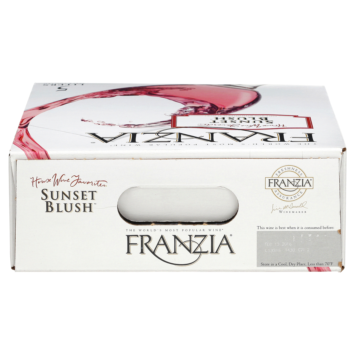 slide 16 of 27, Franzia Sunset Blush Rose Wine - 5L Box, 5 liter