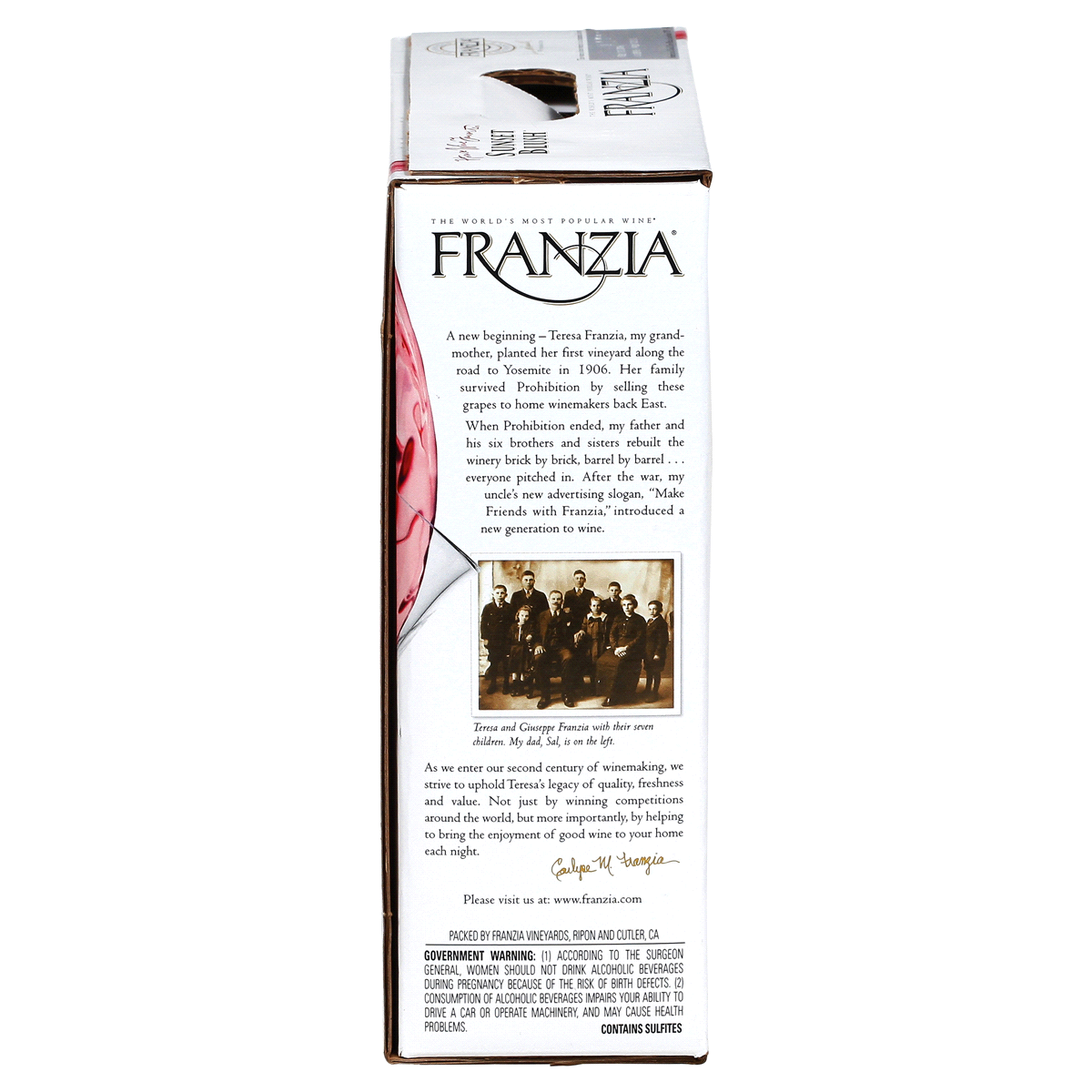 slide 26 of 27, Franzia Sunset Blush Rose Wine - 5L Box, 5 liter