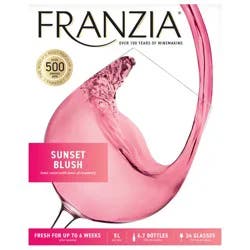 Franzia Sunset Blush House Favorites Blend Rose Wine Box