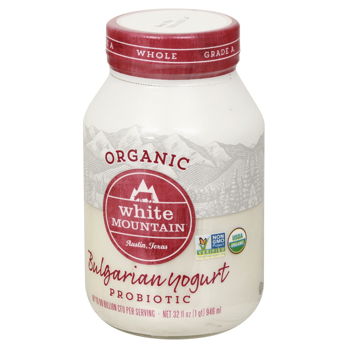 slide 5 of 9, White Mountain Whole Milk Yogurt Og, 32 oz