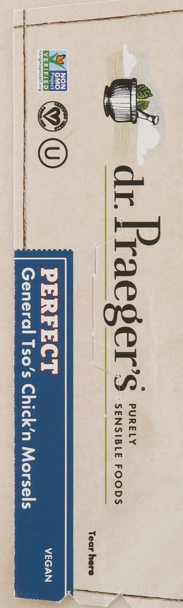 slide 7 of 9, Dr. Praeger's General Tso's Chick'N Morsels, 9.5 oz