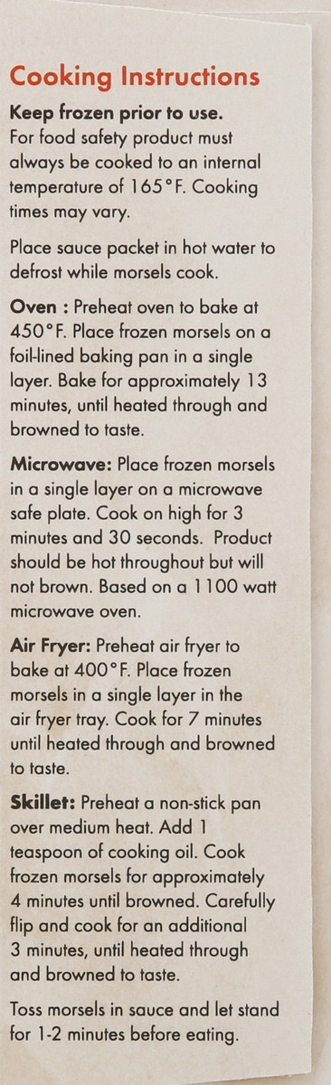 slide 8 of 9, Dr. Praeger's General Tso's Chick'N Morsels, 9.5 oz